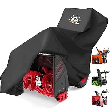 Zettum Custodia protettiva per spazzaneve, rivestimento in PU 600D, impermeabile e resistente, accessorio per EGO, Honda, Ryobi, Cub Cadet, Ariens, Troy Bilt, Toro