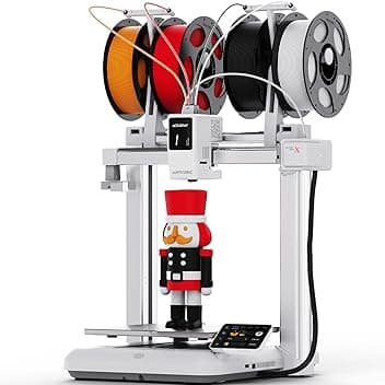 Anycubic Kobra X Stampante 3D, Stampa a 4 Colori, Fino a 19 Colori, Risparmio di Materiale Doppio, Stampa ad Alta Velocità a 600 mm/s, Ugello a 300 °C, per Piccole Imprese e Studi, 260 x 260 x 260 mm