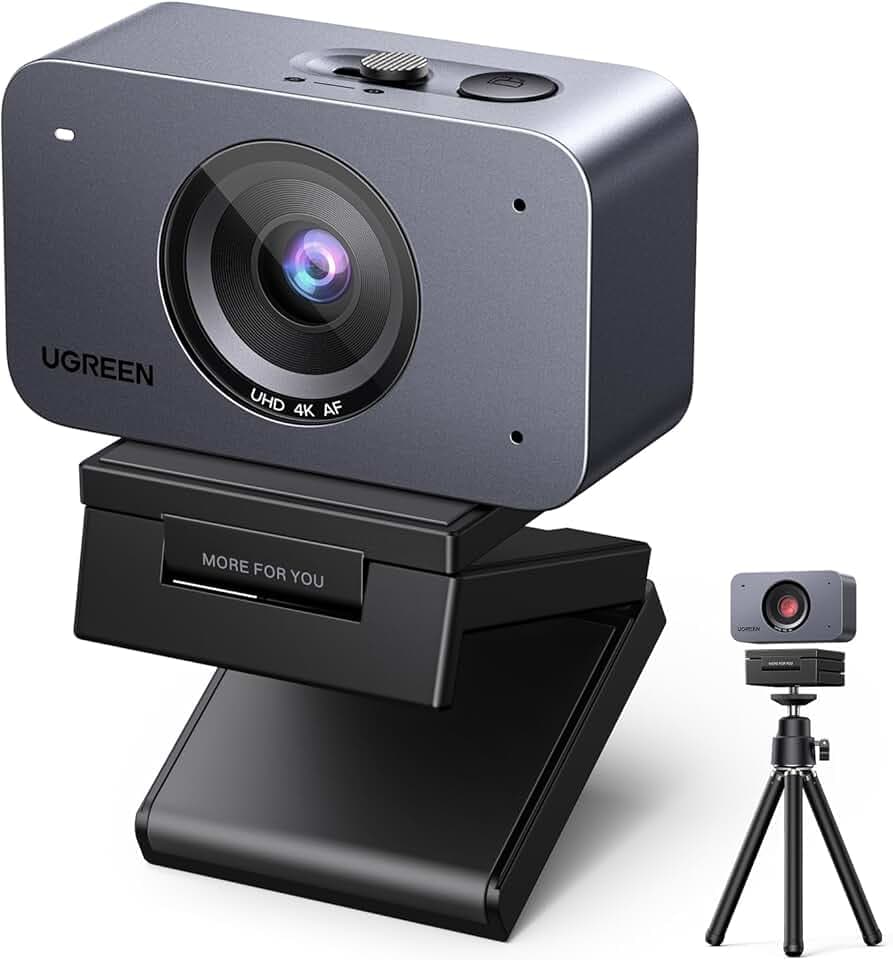 UGREEN FineCam 4K Webcam 30FPS Ultra HD Webcam USB Messa a Fuoco Auto