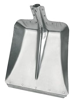 Pala in alluminio Kerbl misura 9 (Larghezza 36 cm, Pala da giardino / Pala da fienile, Alluminio, con bordo in acciaio zincato, Pala da neve, senza manico) 2967