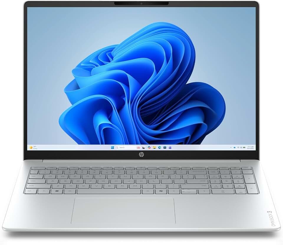 HP OmniBook 3 16-by0001slx, Notebook, AMD Ryzen 5 130, 8 GB RAM, 512 GB, AMD Radeon 660M integrata, Display 16" 2K IPS Antiriflesso 300 nits, Laptop, Windows 11, Portatile, Argento