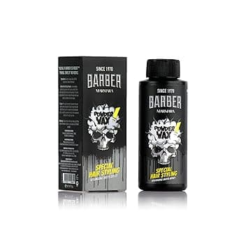 barber marmara Polvere Capelli Uomo 20gr / con effetto opaco per donna e uomo / Cipria Styling Aspetto Opaco / acconciatura / Cipria Modellante Styling