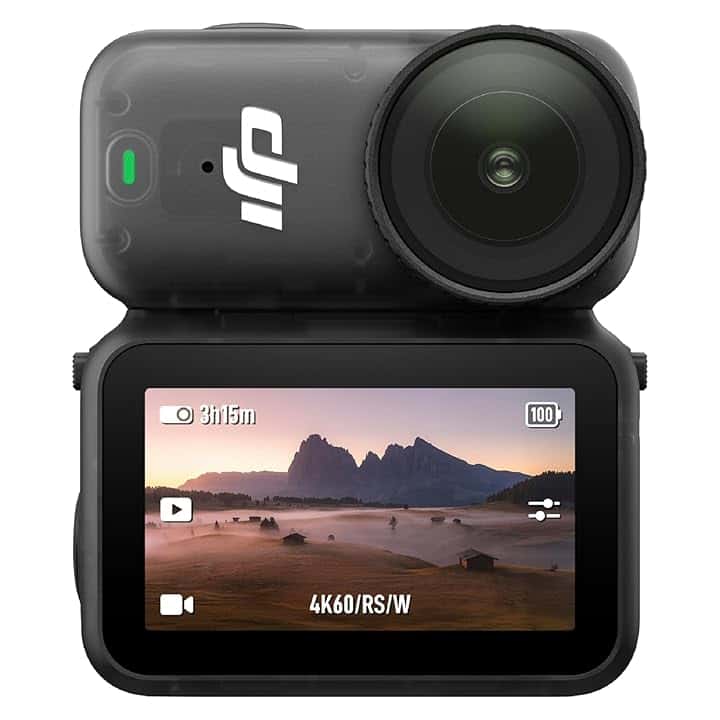 DJI Osmo Nano Combo Standard (128 GB) - Piccola fotocamera per vlog 4K/60fps con un sensore da 1/1,3″, video con ampio FOV di 143°, Registrazione di 200 minuti, Fotocamera magnetica POV 4K per Vlog