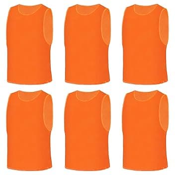 Pettorine da Allenamento, Pettorine per Allenamento a Squadre, Casacche Calcio Gilet da Allenamento, Scrimmage Formazione Gilet Sports Bibs, Mesh Scrimmage Gilet Traspirante di Basket Pallavolo