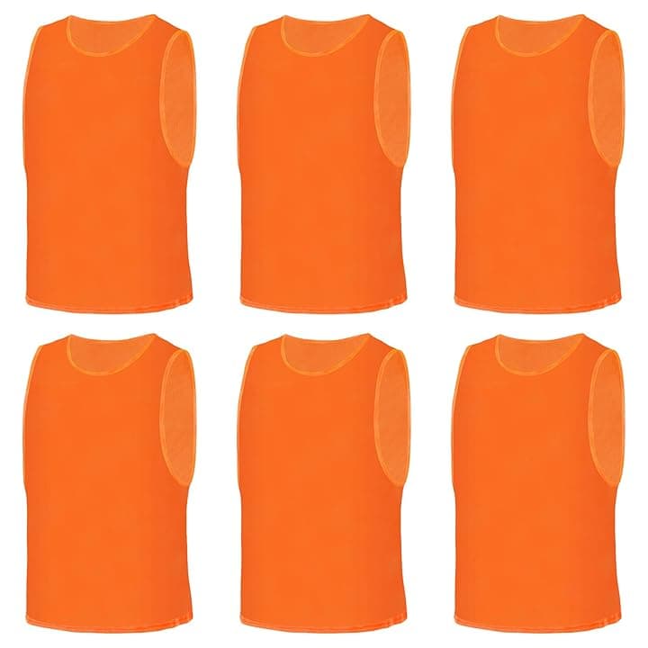 Pettorine da Allenamento, Pettorine per Allenamento a Squadre, Casacche Calcio Gilet da Allenamento, Scrimmage Formazione Gilet Sports Bibs, Mesh Scrimmage Gilet Traspirante di Basket Pallavolo