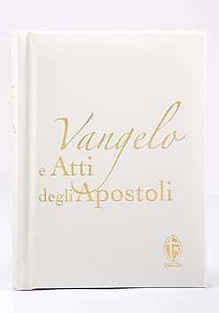 Vangelo e Atti degli Apostoli. Edizione pregiata in ecopelle bianco