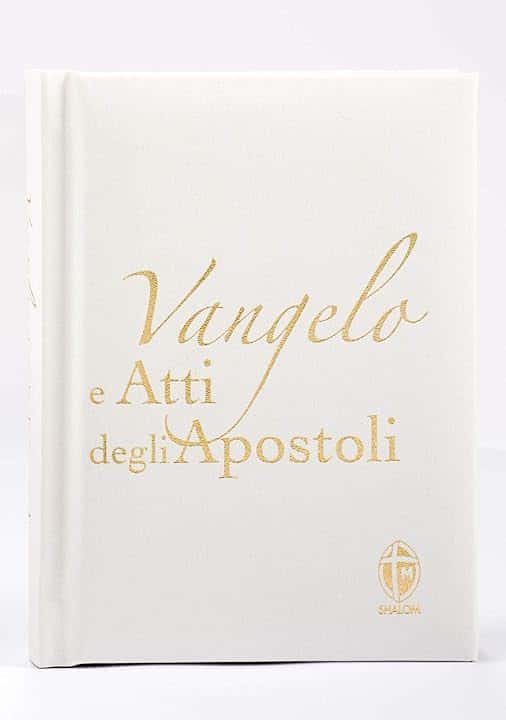 Vangelo e Atti degli Apostoli. Edizione pregiata in ecopelle bianco