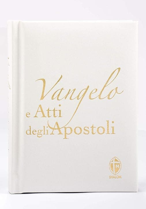 Vangelo e Atti degli Apostoli. Edizione pregiata in ecopelle bianco