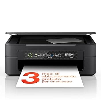 Epson Expression Home XP-2200 Stampante Multifunzione A4 getto d'inchiostro (Stampa Fronte Retro, Scansione, Copia), Wi-Fi Direct, Stampa da mobile e Cloud, 3 mesi inchiostro incluso con ReadyPrint