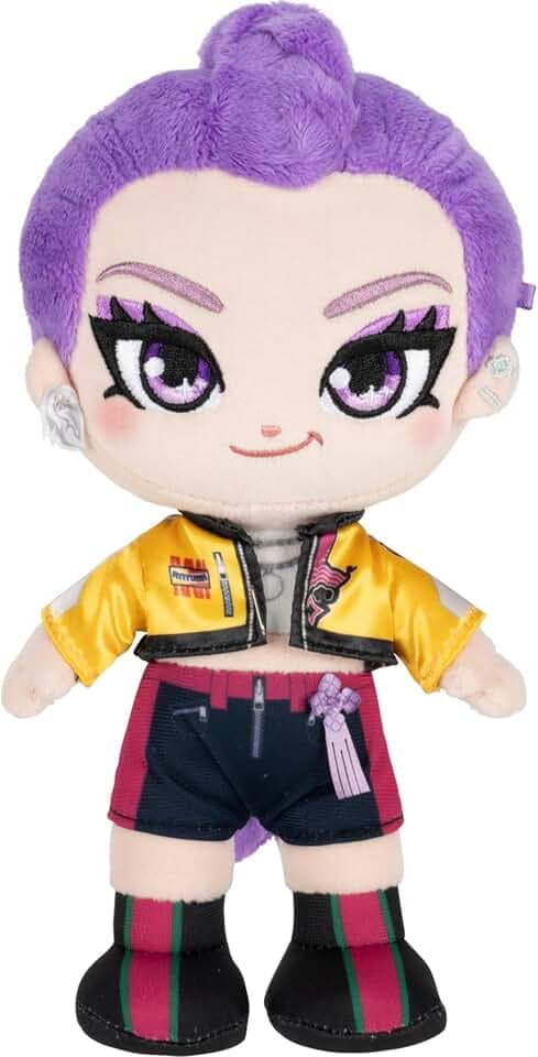 Kpop Demon Hunters 8" Rumi Peluche - Peluche da collezione HUNTR/X personaggio - Età 6+