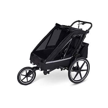 ABC Design Kit per rimorchio per bicicletta, colore nero