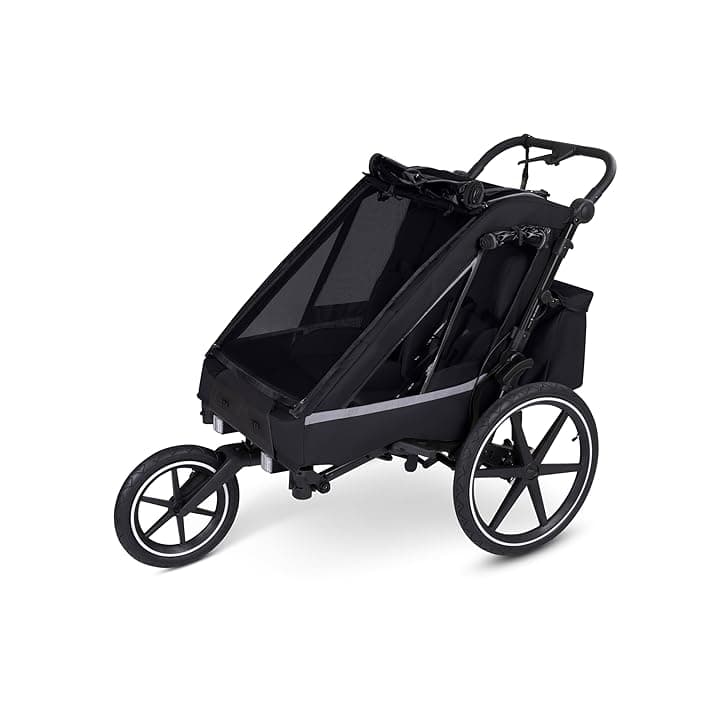 ABC Design Kit per rimorchio per bicicletta, colore nero