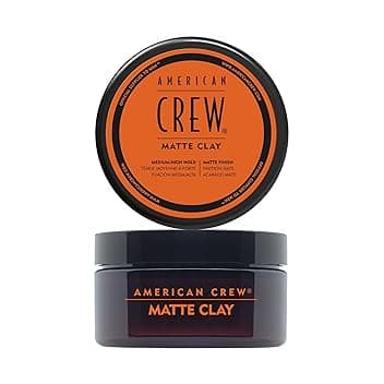American Crew Matte Clay, Cera Capelli Uomo, Tenuta Medio/Alta & Finish Opaco, Dona Texture e Controllo, 85g