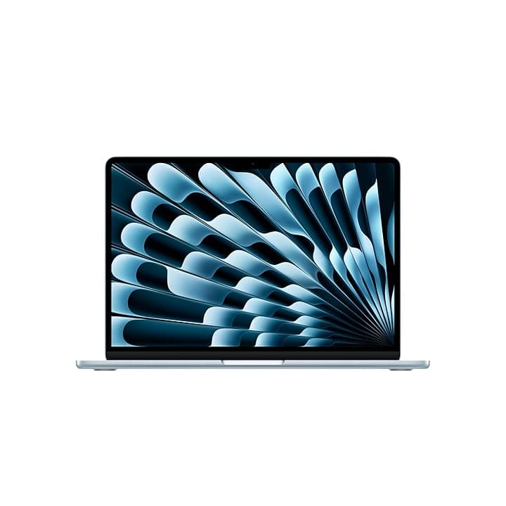 Apple MacBook Air 13'' con chip M5: progettato per l’AI, display Liquid Retina da 13,6'', 16GB di memoria unificata, 512 GB di archiviazione SSD, 10 CPU, 8 GPU, Wi Fi 7 – Celeste