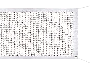 Rete da badminton in nylon per campi al coperto e all’aperto, 610 x 76 cm, colore rosso (senza telaio)