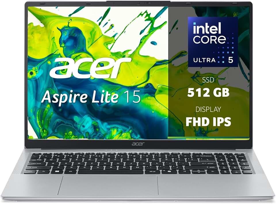 Acer Aspire Lite 15 | PC Portatile | 15.6" | Ultra 5 | 16GB | 512GB