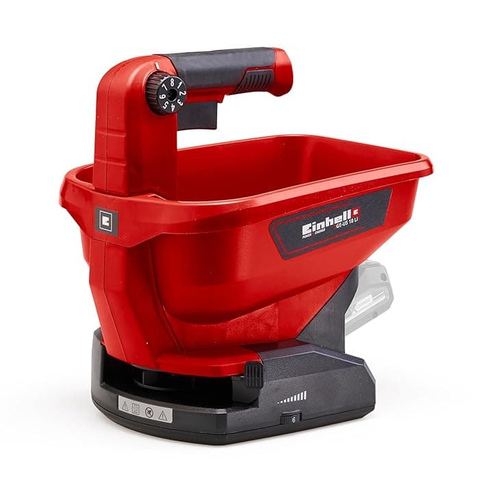 Einhell GE-US 18 Li-Solo Spargitore Universale Power X-Change (18 V, Consigliato Fino a 800 m², Vano 3.3 L, Senza Batteria e Caricabatteria)