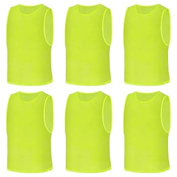 Pettorine da Allenamento, Pettorine per Allenamento a Squadre, Casacche Calcio Gilet da Allenamento, Scrimmage Formazione Gilet Sports Bibs, Mesh Scrimmage Gilet Traspirante di Basket Pallavolo