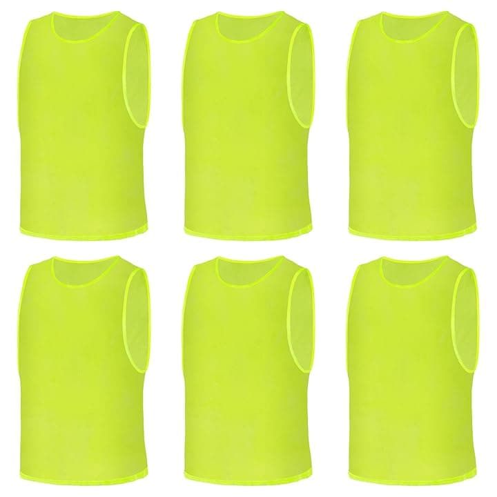Pettorine da Allenamento, Pettorine per Allenamento a Squadre, Casacche Calcio Gilet da Allenamento, Scrimmage Formazione Gilet Sports Bibs, Mesh Scrimmage Gilet Traspirante di Basket Pallavolo