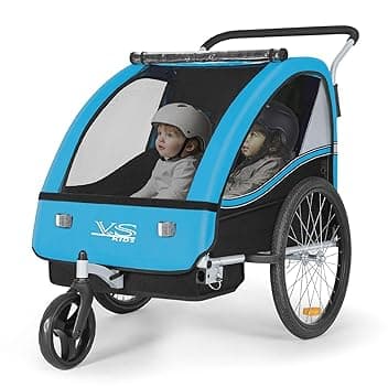 Tiggo VS 50202 - Passeggino e rimorchio per bicicletta 2 in 1