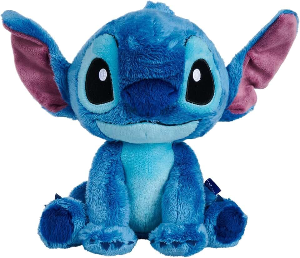 Simba - Disney Stitch Refresh Peluche 25 cm, morbido Plush Disney Stitch, adatto a partire da 0 mesi, 6315870819
