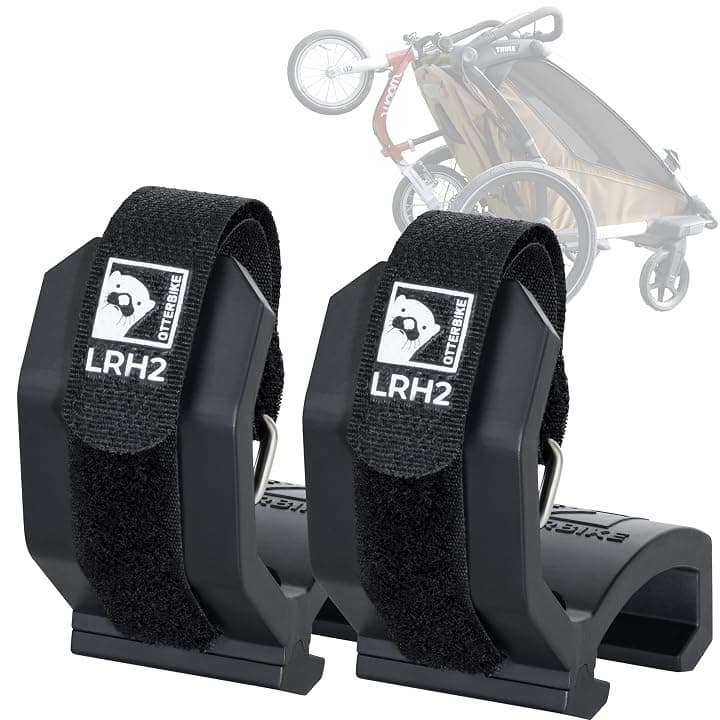 Supporto per bicicletta e bicicletta per rimorchio Thule Chariot Sport/Cross/Cab/Lite (dal 2017) - compatibile con Woom, Puky e altri fino a 14 pollici - Resistente al traffico e robusto