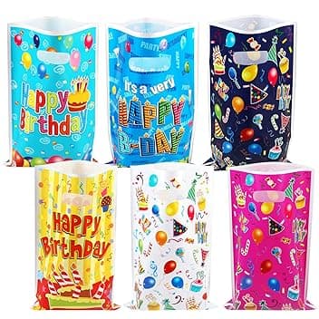 Annhao 30 Pezzi Sacchetti er Caramella e Biscotto, Sacchettini di Regalo per Festa, Compleanno, Partito Nozze e Natalizi