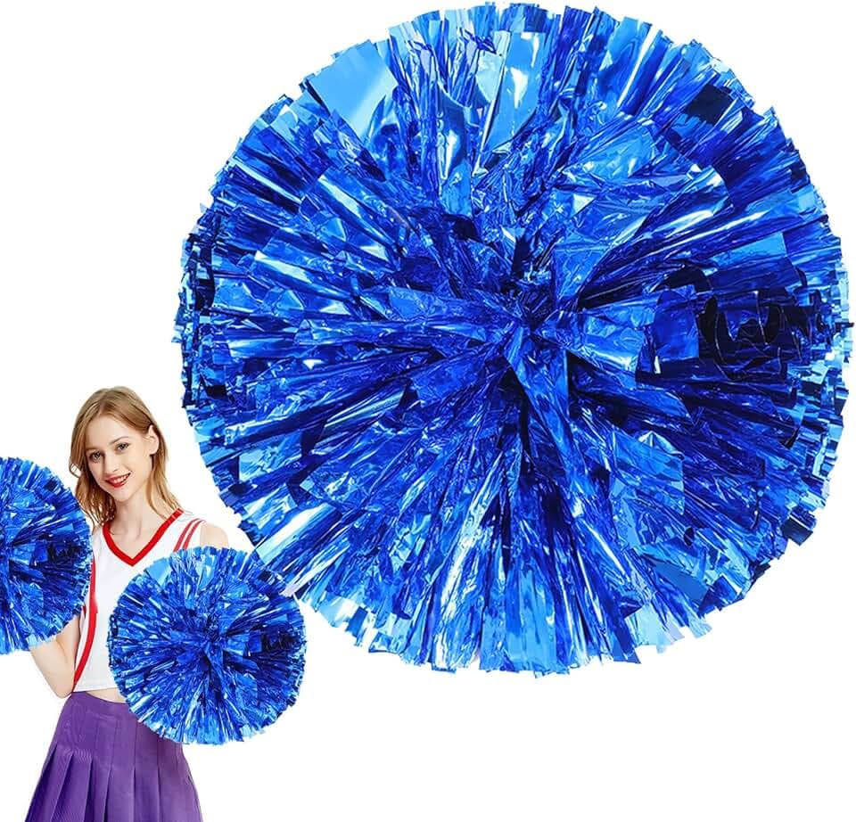Pompon da cheerleader, per danza e tifo | Stelle filanti leggere con comoda impugnatura, puntelli per giochi scolastici, feste, festival, spettacoli teatrali