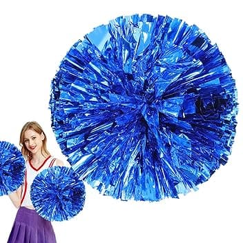 Pompon da cheerleader, per danza e tifo | Stelle filanti leggere con comoda impugnatura, puntelli per giochi scolastici, feste, festival, spettacoli teatrali