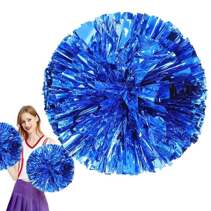 Pompon da cheerleader, per danza e tifo | Stelle filanti leggere con comoda impugnatura, puntelli per giochi scolastici, feste, festival, spettacoli teatrali