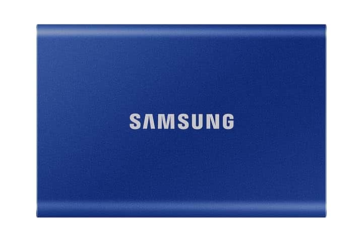Samsung T7 Portable SSD - 1 TB - USB 3.2 Gen.2 External SSD Indigo Blue (MU-PC1T0H/WW)