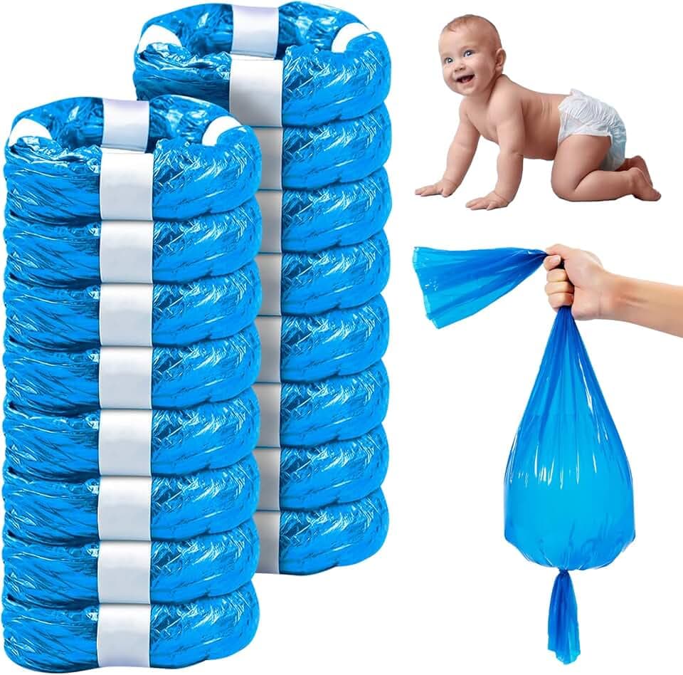 16 Ricariche Compatibili con Tommee Tippee Twist & Click, Sangenic Tec, Simplee Sangenic e LitterLocker – Sacchetti Profumati 4,5 Metri Anti-Odore