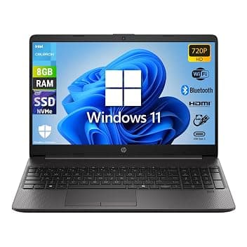 HP 250RT G9 - Notebook Display 15,6" HD - Processore Intel N150 4 Core fino a 3.6Ghz - Ram 8Gb SSD 256Gb - Pc Portatile con Windows 11 Pro