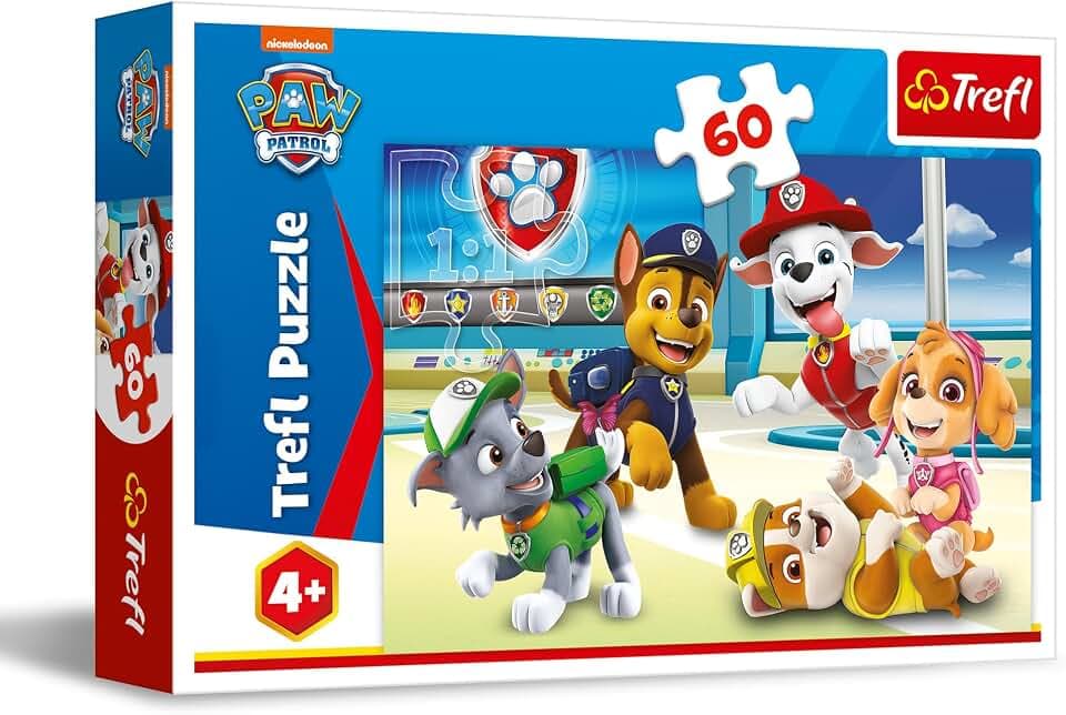 Trefl - Paw Patrol, nel Mondo dei Cuccioli - Puzzle 60 Tessere - Puzzle Colorati con Personaggi delle Fiabe, Intrattenimento Creativo, Gioco per Bambini a Partire dai 4 Anni