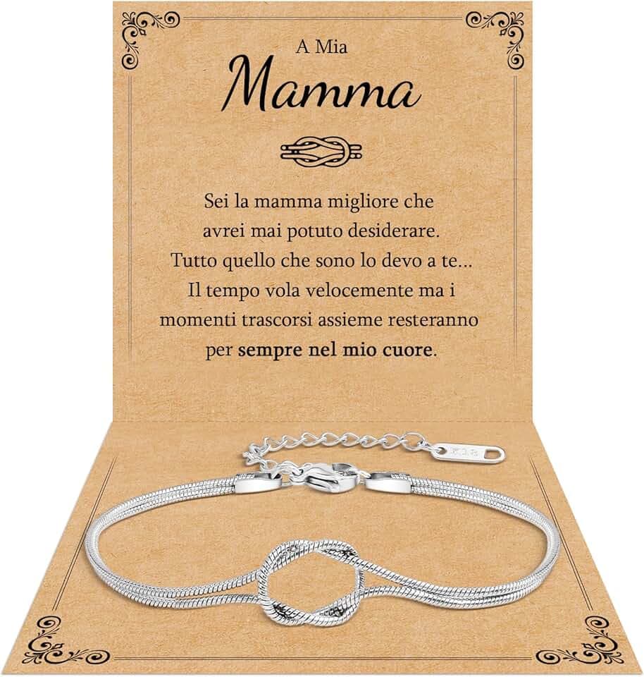 Cheerslife Regalo per Amica/Sorella/Mamma/Figlia Braccialetti Amicizia Bracciale Amicizia Donna Regalo Donna Compleanno Laurea Natale Festa della Madre