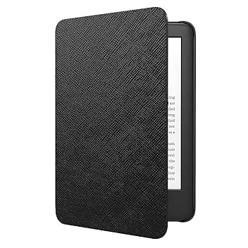 MoKo Custodia per 6 Pollici Kindle 11ª Generazione 2024/2022, Cover Leggera con Auto Sveglia/Sonno per 11ª Gen e-Reader, Nero ClimatePartner certified