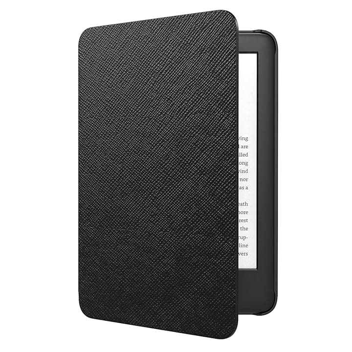 MoKo Custodia per 6 Pollici Kindle 11ª Generazione 2024/2022, Cover Leggera con Auto Sveglia/Sonno per 11ª Gen e-Reader, Nero ClimatePartner certified