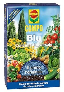 COMPO Blu, Concime Granulare Universale, Fertilizzante per Tutte le Colture da Orto e Giardino, 1 kg