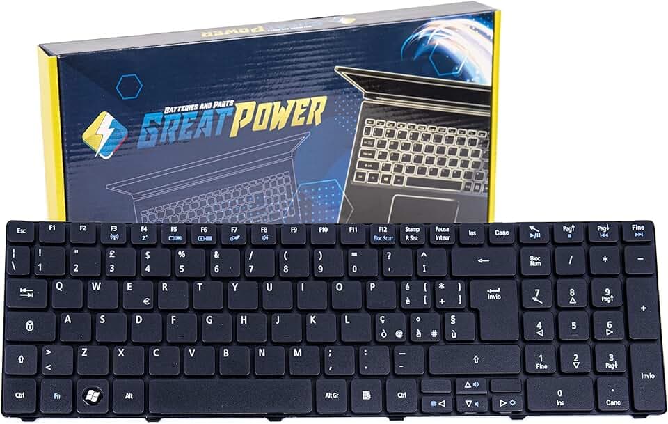 Tastiera Italiana per Acer Aspire 5741ZG 5745 5745P 5745Z 5745DG 5745PG 5750 5750G Serie