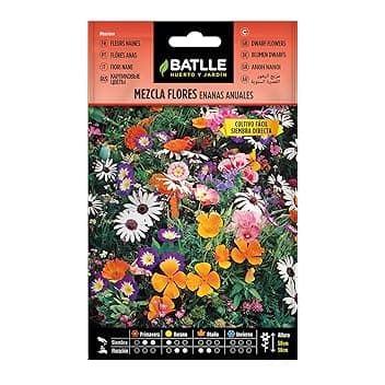 Semillas Batlle - Mix di Fiori Nani annuali, Multicolore