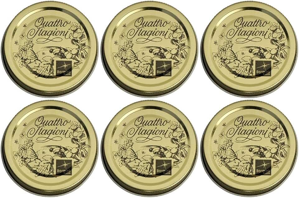 Bormioli Rocco: "quattro stagioni coperchi * 7 cm (70 mm) Diametro (confezione da 6)