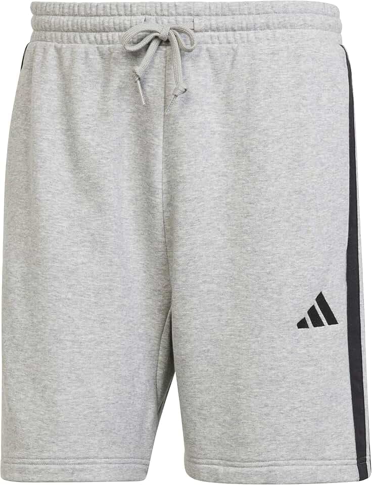 Adidas Uomo Essential Three Stripes French Terry Short