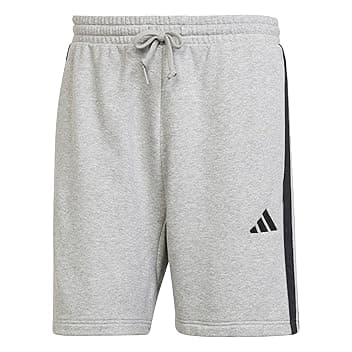 Adidas Uomo Essential Three Stripes French Terry Short